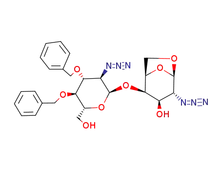 1,6-Anhydro-2-azido-4-O-(2-azido-3,4-di-O-benzyl-2-desoxy-α-D-glucopyranosyl)-2-desoxy-β-D-galactopyranose