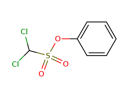 Molecular Structure of 138373-04-3 (Methanesulfonic acid, dichloro-, phenyl ester)