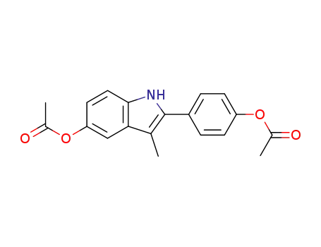 4-(5-acetoxy-3-methyl-1H-indol-2-yl)phenyl acetate
