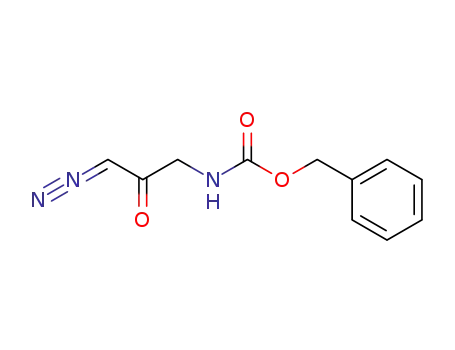 Molecular Structure of 67865-70-7 (Carbamic acid, (3-diazo-2-oxopropyl)-, phenylmethyl ester)