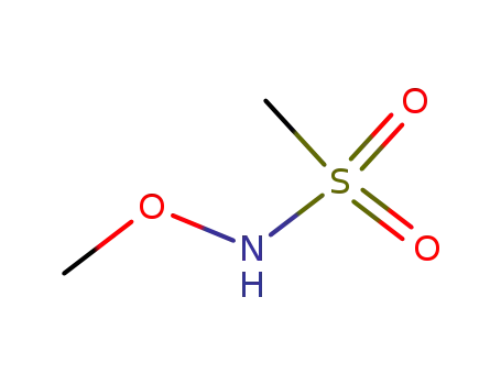 Molecular Structure of 80653-53-8 (Methanesulfonamide, N-methoxy-)