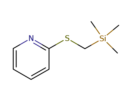 Molecular Structure of 151668-58-5 (Pyridine,2-[[(trimethylsilyl)methyl]thio]-(9CI))