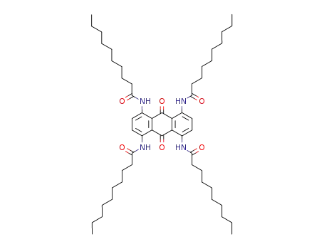 Decanoic acid (4,5,8-tris-decanoylamino-9,10-dioxo-9,10-dihydro-anthracen-1-yl)-amide