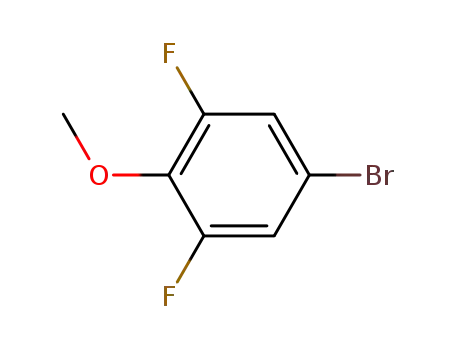 Molecular Structure of 104197-14-0 (4-Bromo-2,6-difluoroanisole)