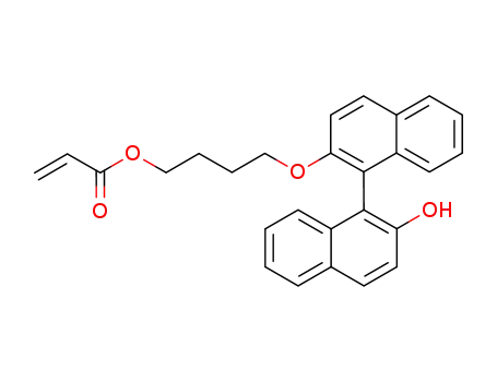 Acrylic acid 4-(2'-hydroxy-[1,1']binaphthalenyl-2-yloxy)-butyl ester