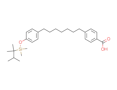 4-<7-<4-<(dimethylthexylsilyl)oxy>phenyl>heptylidene>benzoic acid