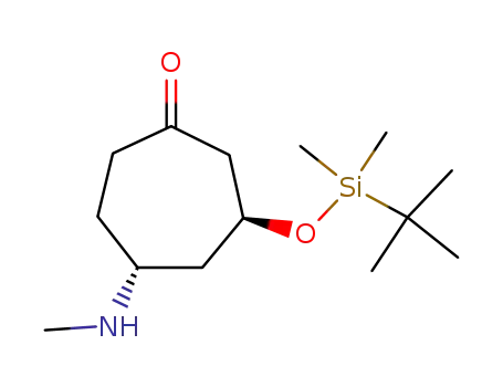 (3S,5R)-3-(tert-Butyl-dimethyl-silanyloxy)-5-methylamino-cycloheptanone