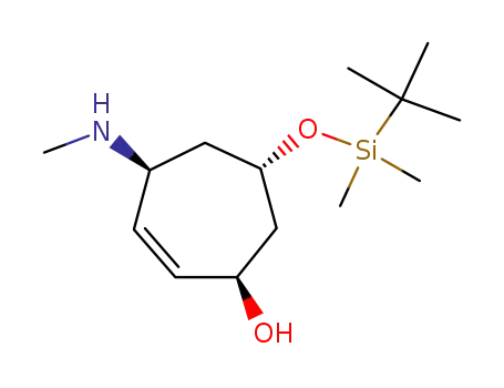 (1R,4S,6S)-6-(tert-Butyl-dimethyl-silanyloxy)-4-methylamino-cyclohept-2-enol