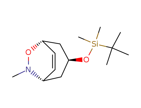 (1R*,3S*,5S*)-3α-tert-butyldimethylsiloxy-9-methyl-8-oxa-9-azabicyclo<3.2.2>non-6-ene