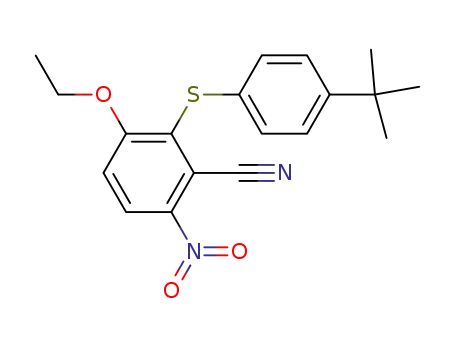 3-ethoxy-6-nitro-2-<(4-tert-butylphenyl)thio>benzonitrile