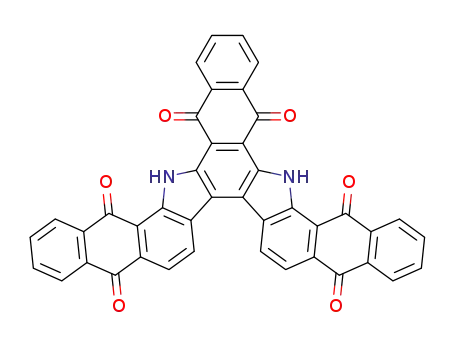 16,23-dihydro-naphtho[2',3':6,7]indolo[2,3-c]dinaphtho[2,3-a;2',3'-i]carbazole-5,10,15,17,22,24-hexaone