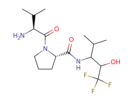 (S)-1-((S)-2-Amino-3-methyl-butyryl)-pyrrolidine-2-carboxylic acid (3,3,3-trifluoro-2-hydroxy-1-isopropyl-propyl)-amide