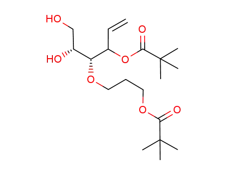 (2R,3S,4RS)-4-pivaloyloxy-3-(3-pivaloyloxypropoxy)-5-hexene-1,2-diol