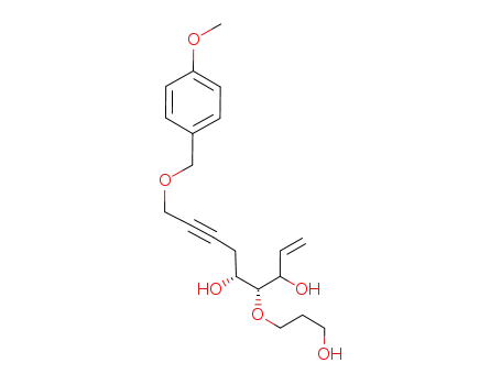(3RS,4R,5R)-4-(3-hydroxypropoxy)-9-(p-methoxyphenylmethoxy)non-1-en-7-yne-3,5-diol