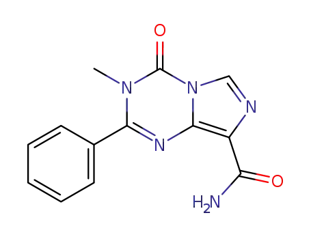 3-Methyl-4-oxo-2-phenyl-3,4-dihydro-imidazo[1,5-a][1,3,5]triazine-8-carboxylic acid amide
