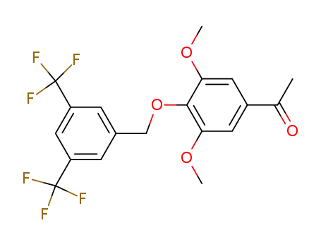 1-[4-(3,5-Bis-trifluoromethyl-benzyloxy)-3,5-dimethoxy-phenyl]-ethanone