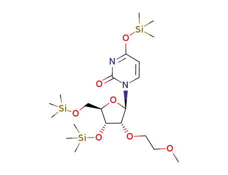1-[(2R,3R,4R,5R)-3-(2-Methoxy-ethoxy)-4-trimethylsilanyloxy-5-trimethylsilanyloxymethyl-tetrahydro-furan-2-yl]-4-trimethylsilanyloxy-1H-pyrimidin-2-one