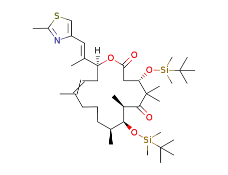 (Z)-(4S,7R,8S,9S,16S)-4,8-Bis-(tert-butyl-dimethyl-silanyloxy)-5,5,7,9,13-pentamethyl-16-[(E)-1-methyl-2-(2-methyl-thiazol-4-yl)-vinyl]-oxacyclohexadec-13-ene-2,6-dione