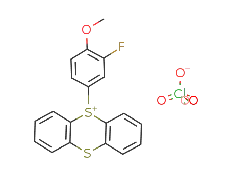 5-(3-fluoro-4-methoxyphenyl)thianthreniumyl perchlorate