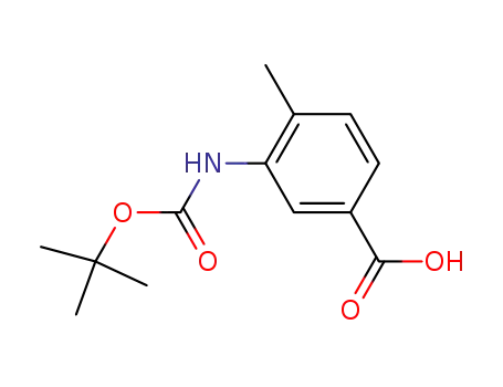 3-[(tert-butyloxycarbonyl)amino]-4-methylbenzoic acid
