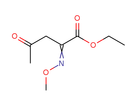Molecular Structure of 82874-96-2 (ETHYL 2-(METHOXYIMINO)-4-OXOPENTANOATE)
