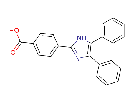 Molecular Structure of 5496-35-5 (4-(4,5-DIPHENYL-1H-IMIDAZOL-2-YL)BENZOIC ACID)