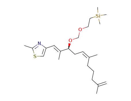 2-methyl-4-[2,6,10-trimethyl-3-(2-trimethylsilanyl-ethoxymethoxy)-undeca-1,5,10-trienyl]-thiazole