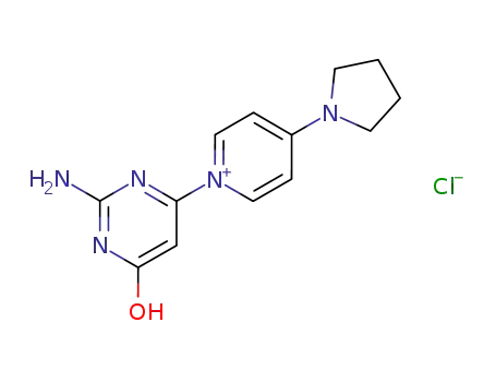 1-(2-amino-6-oxo-1,6-diydropyrimidin-4-yl)-4-(pyrrolidin-1-yl)pyridinium chloride