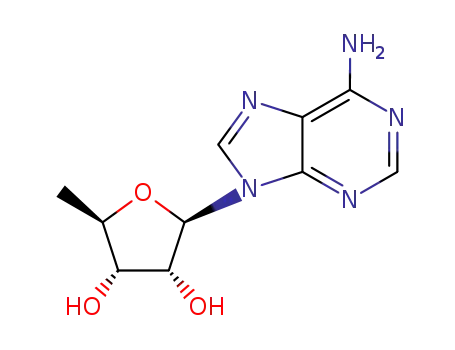 Molecular Structure of 4754-39-6 (5'-DEOXYADENOSINE)