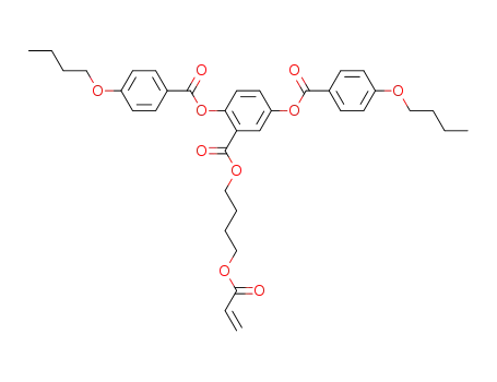 2,5-bis-(4-butoxybenzoyloxy)benzoic acid 4-acryloyloxybutyl ester