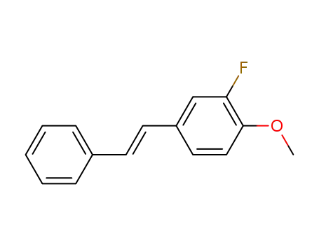 E-1-(phenyl)-2-(3'-fluoro-4'-methoxyphenyl)ethene