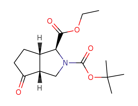 (1S,3aR,6aS)-ethyl 2-boc-4-oxooctahydrocyclopenta[c]pyrrole-1-carboxylate