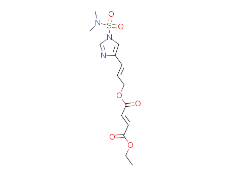 (2E)-2-butenedioic acid (2E)-3-(1-dimethylsulfamoyl-1H-imidazol-4-yl)-2-propenyl ester ethyl ester