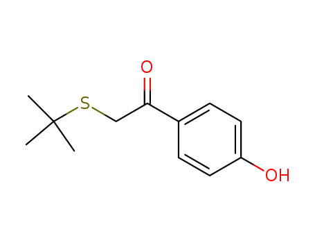 2-tert-butylsulfanyl-1-(4-hydroxy-phenyl)-ethanone