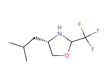 (4S)-4-isobutyl-2-trifluoromethyl-oxazolidine