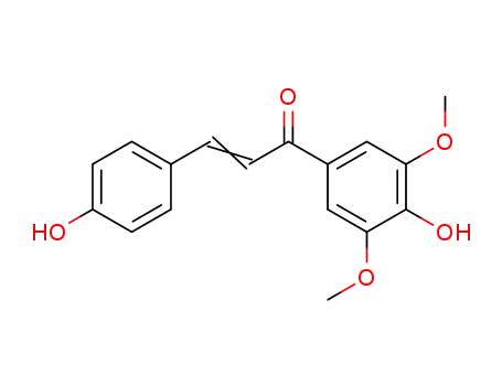 1-(4-hydroxy-3,5-dimethoxyphenyl)-3-(4-hydroxyphenyl)-prop-2-enone
