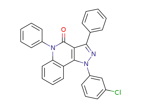 1-(3-chlorophenyl)-3,5-diphenyl-1H-pyrazolo[4,3-c]quinolin-4(5H)-one