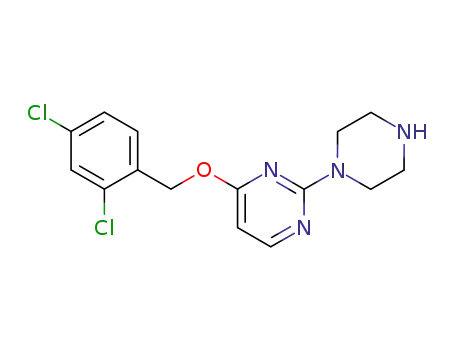 4-(2,4-dichloro-benzyloxy)-2-piperazin-1-yl-pyrimidine