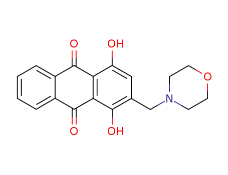 1,4-dihydroxy-2-morpholin-4-ylmethyl-anthraquinone