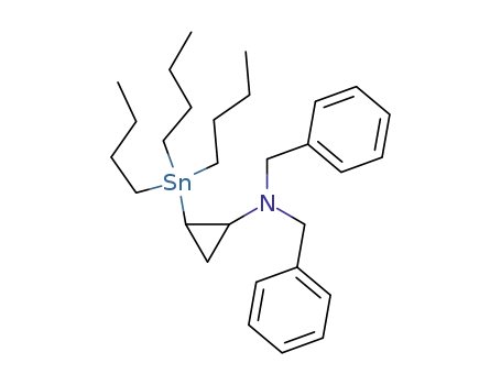 trans-2-(tributylstannyl)-N,N-dibenzylcyclopropylamine
