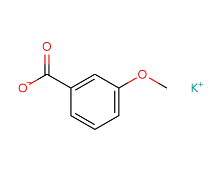 Molecular Structure of 74525-40-9 (Benzoic acid, 3-methoxy-, potassium salt)