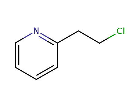 Molecular Structure of 16927-00-7 (2-(2-Chloroethyl)pyridine)
