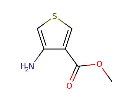 Molecular Structure of 69363-85-5 (METHYL 4-AMINOTHIOPHENE-3-CARBOXYLATE)