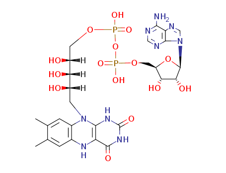 (2R,3S,4R,5R)-5-(6-AMINOPURIN-9-YL)-3,4-DIHYDROXYOXOLAN-2-YL]METHYL [[(2R,3S,4S)-5-(7,8-DIMETHYL-2,4-DIOXO-1,5-DIHYDROBENZO[G]PTERIDIN-10-YL)-2,3,4-TRIHYDROXYPENTOXY]-HYDROXYPHOSPHORYL] HYDROGEN PHOSP