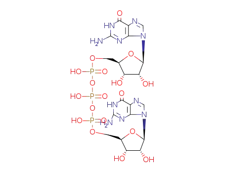 Molecular Structure of 6674-45-9 ([[[(2R,3S,4R,5R)-5-(2-amino-6-oxo-3H-purin-9-yl)-3,4-dihydroxyoxolan-2-yl]methoxy-hydroxyphosphoryl]oxy-hydroxyphosphoryl] [(2R,3S,4R,5R)-5-(2-amino-6-oxo-3H-purin-9-yl)-3,4-dihydroxyoxolan-2-yl]methyl hydrogen phosphate)
