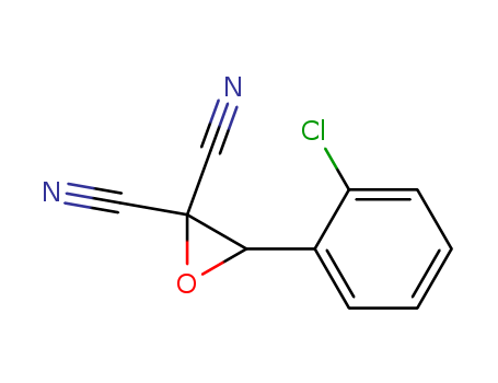 3-(2-chlorophenyl)oxirane-2,2-dicarbonitrile cas  3513-08-4