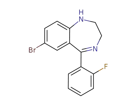 7-bromo-5-(2-fluorophenyl)-2,3-dihydro-1H-1,4-benzodiazepine