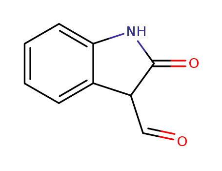 Molecular Structure of 78610-70-5 (2-oxoindoline-3-carbaldehyde)