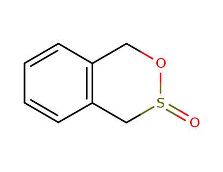 Molecular Structure of 51439-46-4 (2-Thia-3-oxa-1,4-dihydronaphthalene 2-oxide)