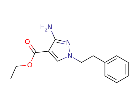ethyl 3-amino-1-phenethyl-1H-pyrazole-4-carboxylate